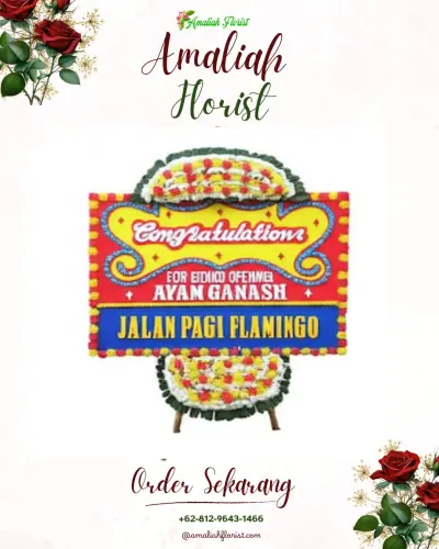 Bunga Papan Congratulation di Talia